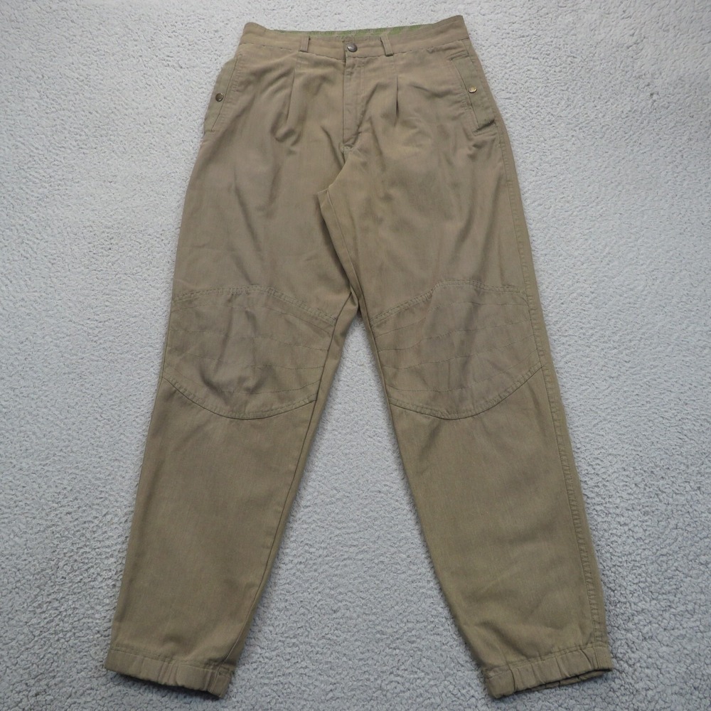 VTG Bugle Boy Pants Mens 31 Brown Military Mountain Patrol Baggy Pleated Knee